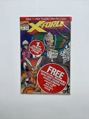 Buy X-Force #1 (1991) 9.4 NM Marvel Sealed Polybagged Deadpool Card Comic Book • 24.07£