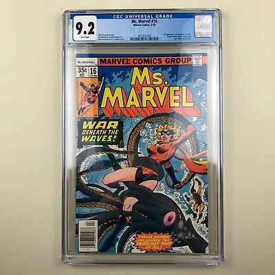 Buy Ms. Marvel #16 (1978) CGC 9.2, 1st Mystique • 98.83£