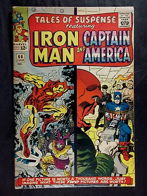 Buy Tales Of Suspense #66 Apparent FN 5.5 Captain America Origin Of Red Skull 1965 • 71.15£