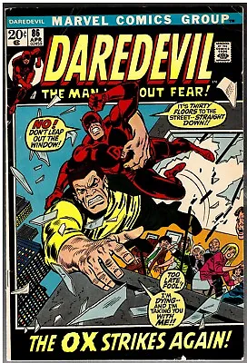 Buy Daredevil 86 Marvel Comics 1972 8.0/vf John Buscema Cover Cgc It! • 26.09£