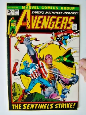 Buy Avengers #103 Rich Buckler Art 1972 VG+ • 6.71£