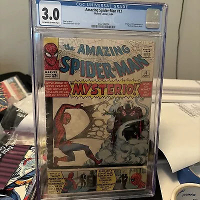 Buy Amazing Spider-Man #13 CGC 3.0 1st Mysterio ASM 1964 Marvel • 551.67£