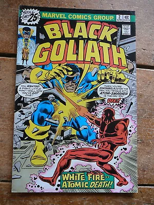 Buy BLACK GOLIATH No. 2 - APRIL 1976 - MARVEL COMICS - ATOM SMASHER - VF • 6.37£