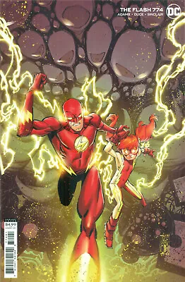 Buy The Flash #774 By Adams Dr Nightmare Wally West Logo Free Variant B NM/M 2021 • 3.19£