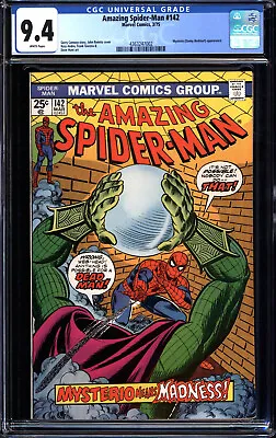 Buy Amazing Spider-man #142 Cgc 9.4 White Pages Cgc #4363247002 • 110.41£