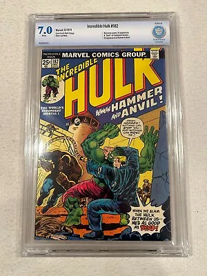 Buy Incredible Hulk 182 CBCS 7.0 WHITE PAGES • 154.90£