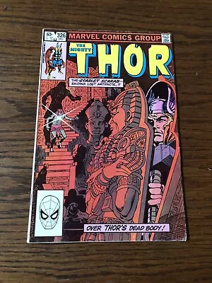 Buy Thor #326 VG/FN 5.0 1982 1st Appearance Scarlet Scarab Moon Knight TV • 3.94£