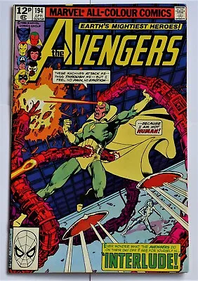 Buy The Avengers Vol 1 #194 1980 High Grade • 9£