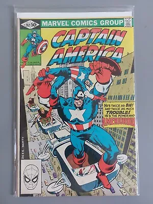 Buy CAPTAIN AMERICA #262  MARVEL Comics - BAGGED & BOARDED 1981 • 4.50£