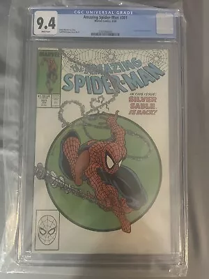 Buy CGC 9.4 Amazing Spider-Man 301  Todd McFarlane Cover White Pages • 159.90£