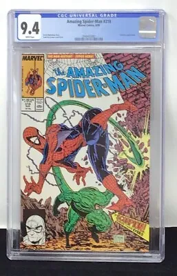 Buy Marvel Comics Amazing Spider-man 318 Cgc 9.4 Scorpion Appearance • 63.95£
