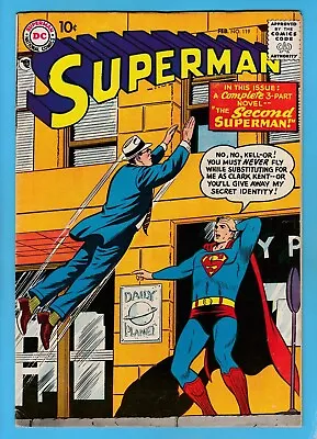 Buy SUPERMAN # 119 VGFN (5.0) BRIGHT & GLOSSY US 10 CENTS DC - 1958 - 99p START • 52£