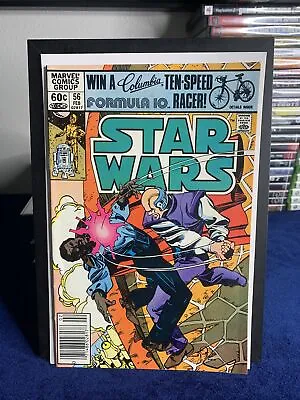 Buy Star Wars #56 Marvel Comic Book 1982 Newsstand 1st Print • 18.74£