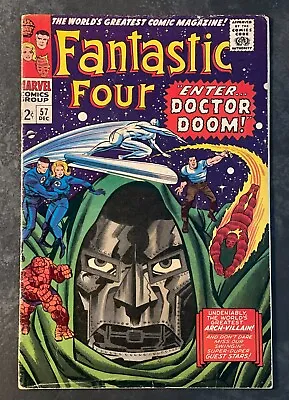 Buy 1966 Marvel Comics Fantastic Four #57 (Dr. Doom, Silver Surfer Cover) • 107.90£