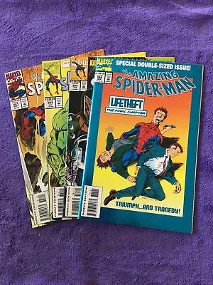 Buy Amazing Spider-man #381 382, 385 388  HULK APPEARANCE Comic Lot 1993 New • 11.87£