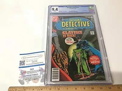 Buy Detective Comics #478 CGC 9.4 WHITE PAGES1978 DC Batman Clayface Appearance NICE • 78.99£