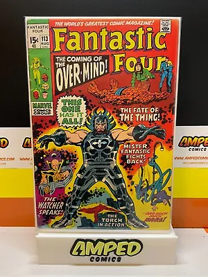 Buy Fantastic Four 113 (Marvel, 1971) “Power Of The Over-Mind” • 19.18£
