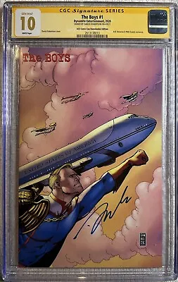 Buy The Boys #1 CGC SS 10 NOT 9.8 Or 9.9 Signed Darick Robertson Comic Con Variant • 401.23£