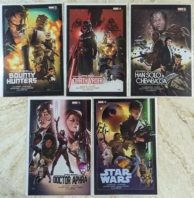 Buy Lot Of 5 Comics - Star Wars Variant Set Taurin Clarke Revelations Cover • 15.93£