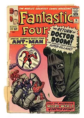 Buy Fantastic Four #16 FR 1.0 1963 • 87.95£