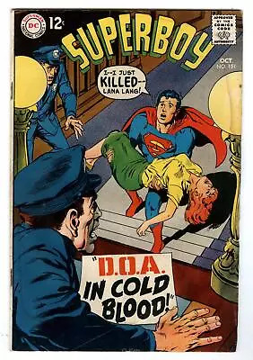 Buy Superboy #151 Oct 1968 DC Kryptonite Kid  CLASSIC Neal Adams  Police Dept. Cover • 5.62£