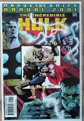 Buy INCREDIBLE HULK 2001..ANNUAL..Hulk Vs Thor..NM Unread 1st Print..rare • 6£