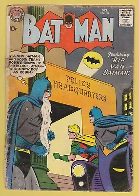 Buy Batman #118 Fair (1.0) *no Restoration* Cover Detached ~ Tape Repairs • 39.16£