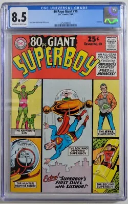Buy 80 Page GIANT ANNUAL #10 CGC 8.5 1965 SUPERBOY • 218.07£
