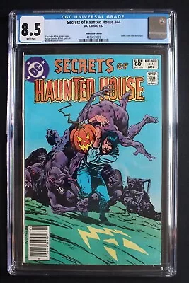 Buy Secrets Of Haunted House #44 Classic WRIGHTSON Halloween 1982 McFarlane CGC 8.5 • 94.08£