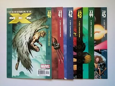 Buy Ultimate X-Men #40 - #45, VFN,  New Mutants Complete Story Arc, Bendis, 2004. • 12.95£
