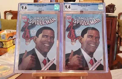 Buy (2) The Amazing Spider Man Comics #583 Cgc 9.6. And 9.4 • 159.90£