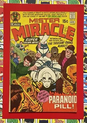 Buy MISTER MIRACLE #3 - AUG 1971 - 1st DOCTOR BEDLAM APPEARANCE - FN- (5.5) CENTS! • 11.99£