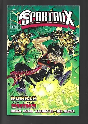 Buy Jackie Chan's Spartan X Hell-bent-hero-for-hire #4 Art Cover (vf) Image Comics • 7.92£
