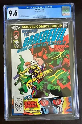 Buy What If? 28 CGC 9.6 WP Daredevil, Agent Of SHIELD? Ghost Rider Story Marvel 8/81 • 59.96£