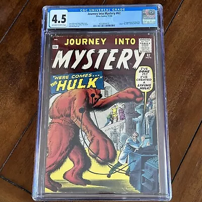 Buy Journey Into Mystery #62 (1960) - 1st Hulk Prototype! - CGC 4.5 • 435.37£