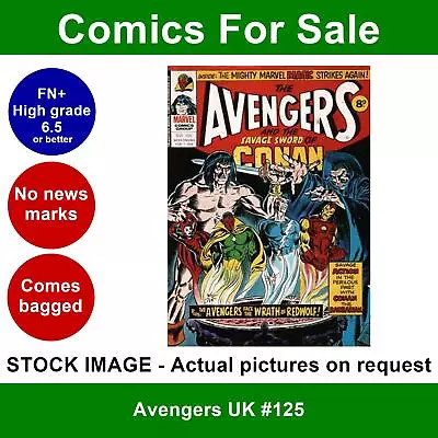 Buy Avengers UK #125 Comic - FN/VFN Clean 07 February 1976 - Marvel UK • 6.99£