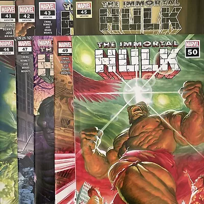 Buy Immortal Hulk #41 42 43 44 45 46 47 48 49 50 (Marvel, 2021) Lot Of 10 Comics • 63.24£