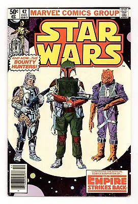 Buy Star Wars #42N Newsstand Variant VG+ 4.5 1980 1st Comic App. Boba Fett • 95.94£