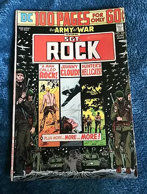 Buy Free P & P; Our Army At War With Sgt. Rock #269, June 1974; 100 Pages! • 8.99£