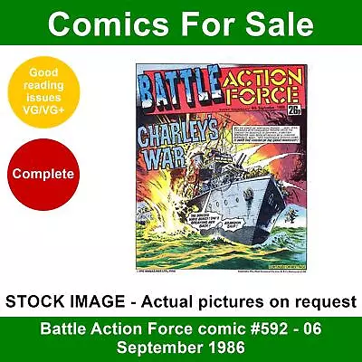 Buy Battle Action Force Comic #592 - 06 September 1986 - VG/VG+ • 3.99£