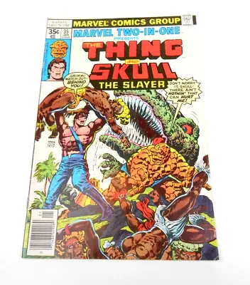 Buy Marvel Two-In-One #35 Thing & Skull The Slayer VG Ernie Chan 1978 Marvel Comics • 6.32£