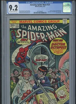 Buy Amazing Spider-Man #131 1974 CGC 9.2 • 87.08£