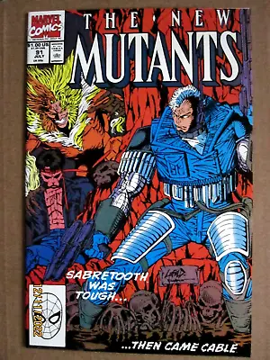 Buy 1990 Marvel Comics The New Mutants #91 Sabretooth Appearance • 10.24£