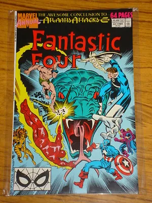 Buy Fantastic Four Annual #22 Vol1 Marvel  Nm (9.4) Atlantis Attacks 1989 • 4.99£