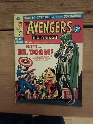 Buy Marvel Comic - The Avengers - No.22 - February 16 1974 Enter Doctor Doom • 2£