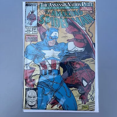 Buy Amazing Spider-Man #323 McFarlane Captain America 1989 • 7.50£