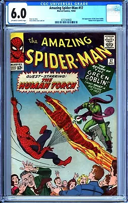Buy Amazing Spider-man #17 (1964) - CGC 6.0 - SECOND APPEARANCE GREEN GOBLIN • 369.99£
