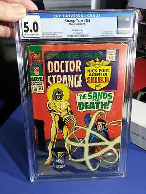 Buy Strange Tales #158 CGC 5.0 1st Appearance Of The LIVING TRIBUNAL • 165£