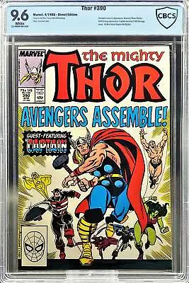 Buy Thor #390, CBCS 9.6 NM+, 1st Time Cap Lifts Mjolnir • 74.89£