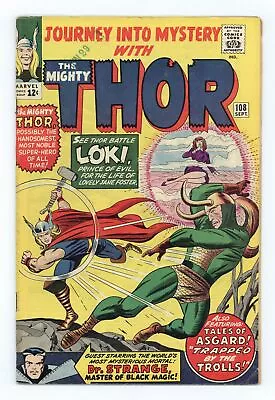 Buy Thor Journey Into Mystery #108 VG/FN 5.0 1964 • 66.50£